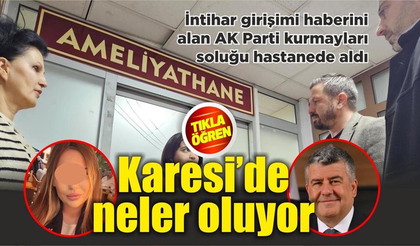 Karesi'de mobbing iddiası. Genç müdür yoğun bakımda