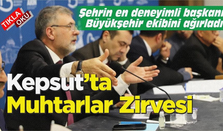 Tecrübe masaya yansıdı. Kepsut'ta Cankul direksiyonda