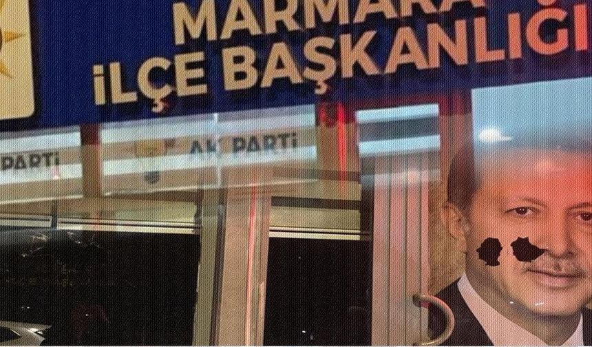 AK Parti'ye taşlı saldırının faili tutuklandı