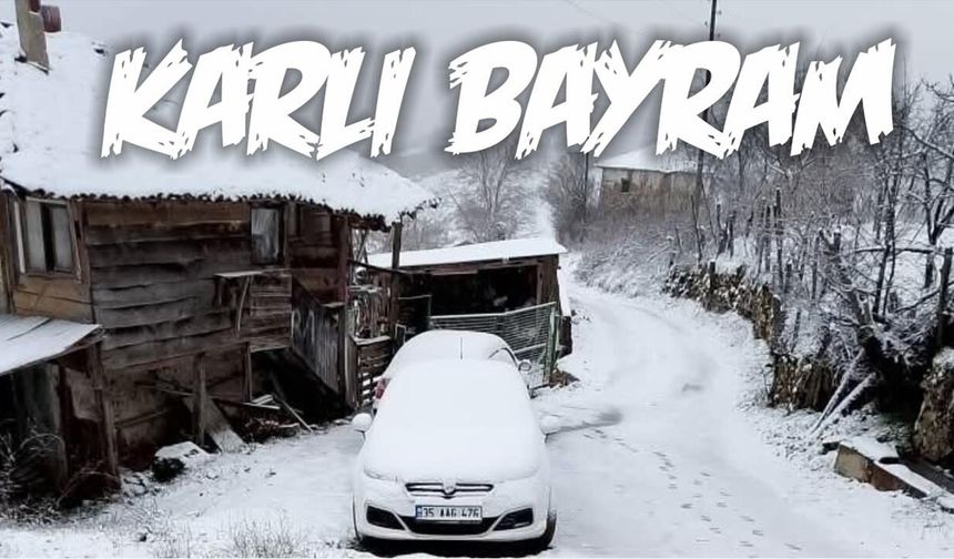 Balıkesir Bayramı ve baharlı karlı hava ile karşıladı!