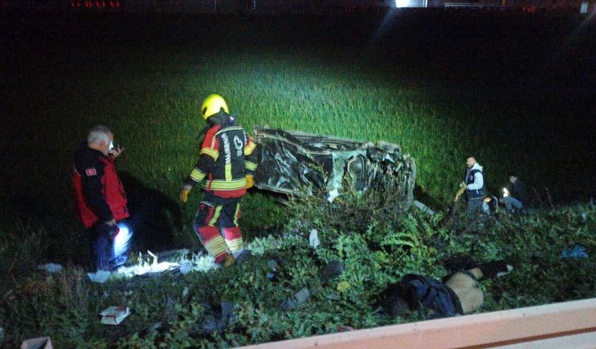 Balıkesir'deki kahreden kazada ölenlerin sayısı 2 oldu