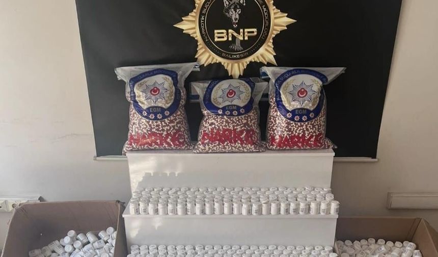 Balıkesir Narkotik Polisinden büyük operasyon