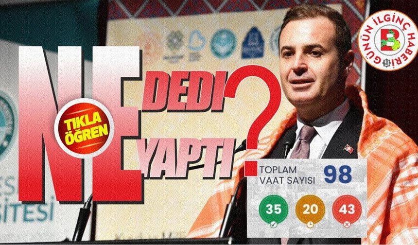 Ahmet Akın'ın 2 yıllık vaat karnesi açıklandı