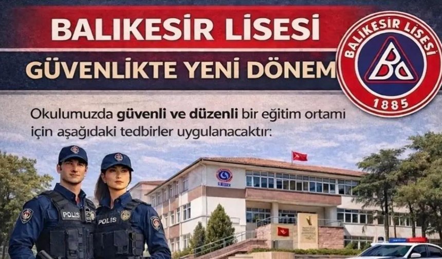 Balıkesir'de okul güvenliğinde yeni dönem başlıyor