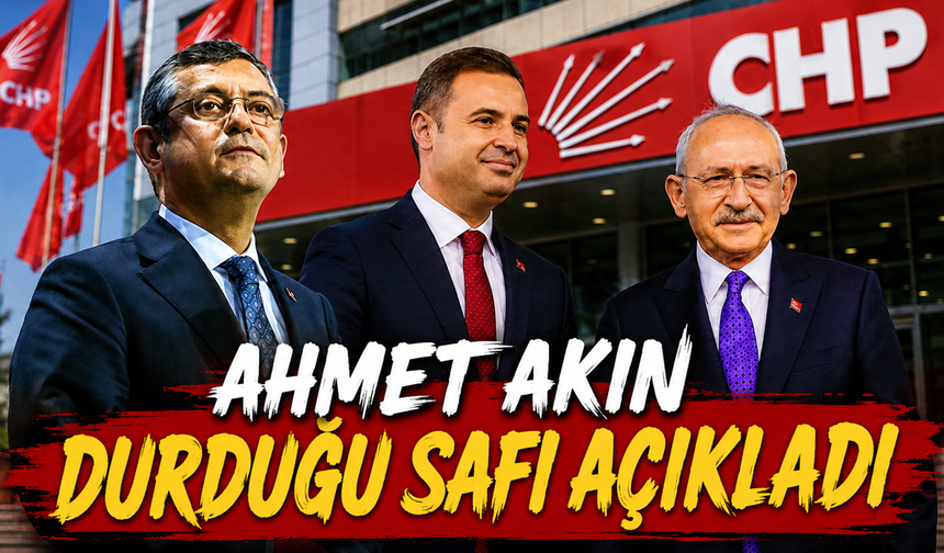 Ahmet Akın hangi tarafta durduğunu açıkladı