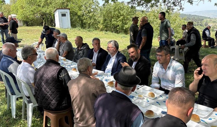 Kepsut'ta Hıdırellez hayırlarına yoğun katılım