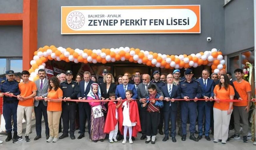 Balıkesir’de Eğitime Anlamlı Katkı: Yeni Fen Lisesi Açıldı