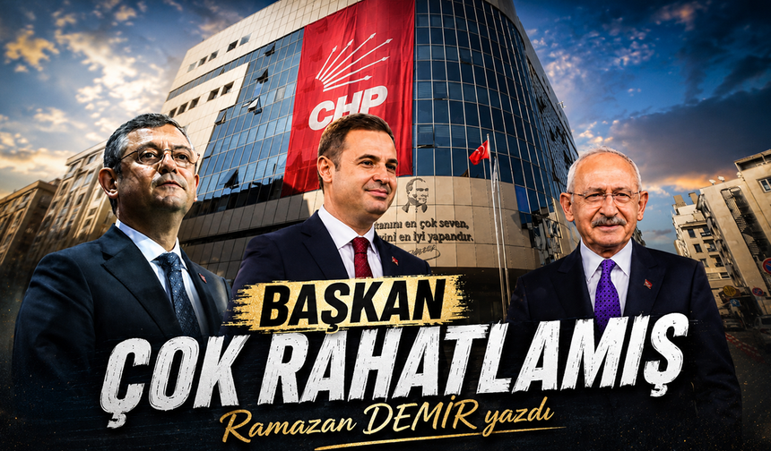 AHMET AKIN BAŞKAN RAHATLAMIŞ!