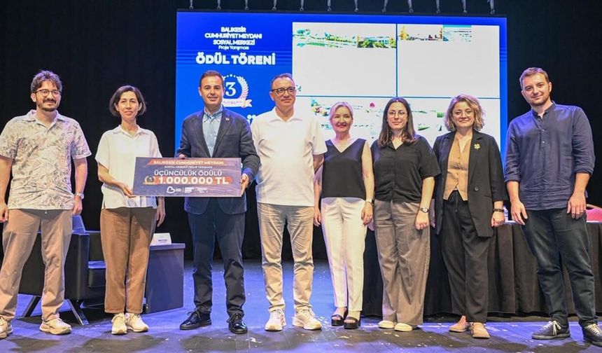 Cumhuriyet Meydanı Proje Yarışmasında Ödüller Verildi