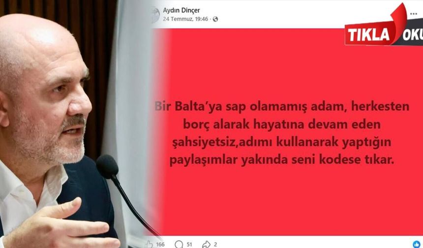 Adalar Başkanı Dinçer'den dikkat çeken paylaşım