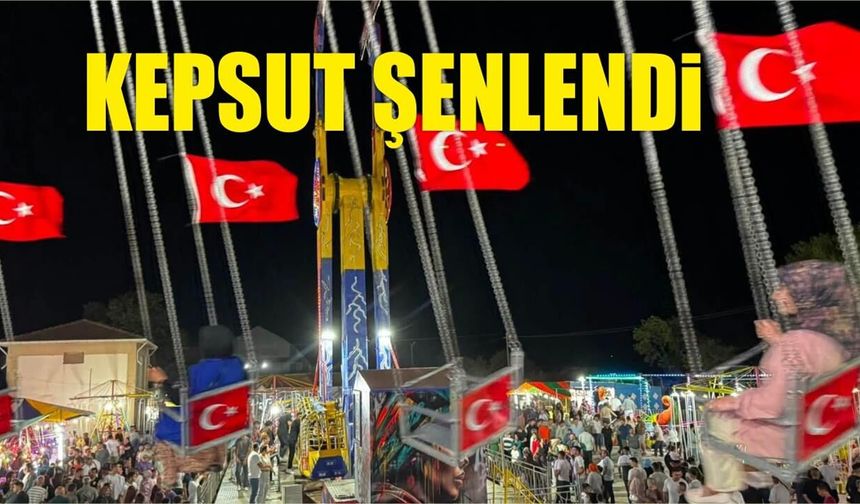 Asırlık Kepsut Panayırı onbinleri ağırlıyor