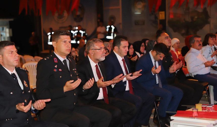 Vefalı Yurt Kepsut 15 Temmuz kahramanlarını unutmadı