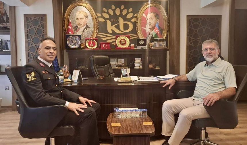 KEPSUT JANDARMA KOMUTANI YALABIK'TAN VEDA ZİYARETİ