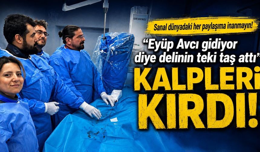 Duyulan kaygı yerini sevince bıraktı.. Prof. Dr. Eyüp Avcı bir yere gitmiyor!