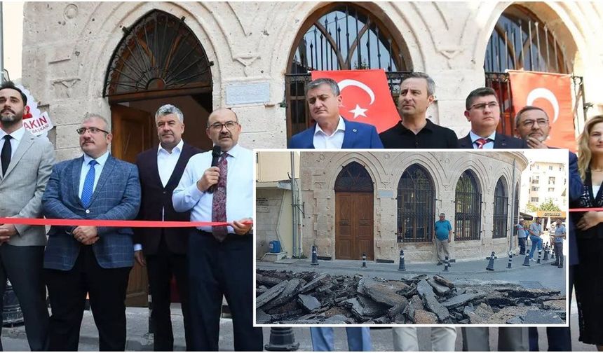 Karesi Beyi Türbesi açılıştan hemen sonra kapatıldı!