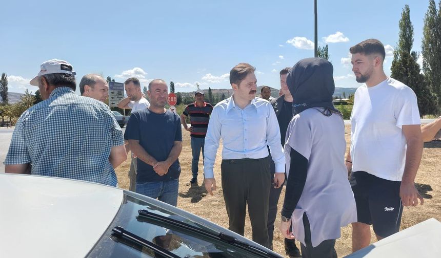 Kazazedelere ilk müdahale Bigadiç Kaymakamı'ndan