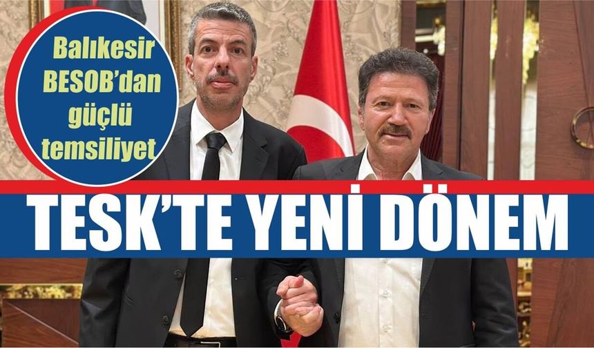 TESK, Rıza Tekin'in başkanı Yiğiner'e emanet