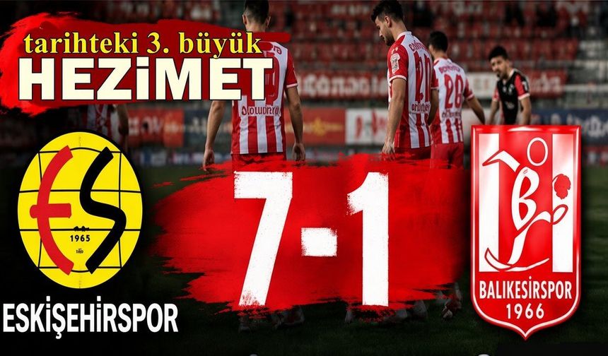 BALIKESİRSPOR’A ESKİŞEHİR ŞOKU