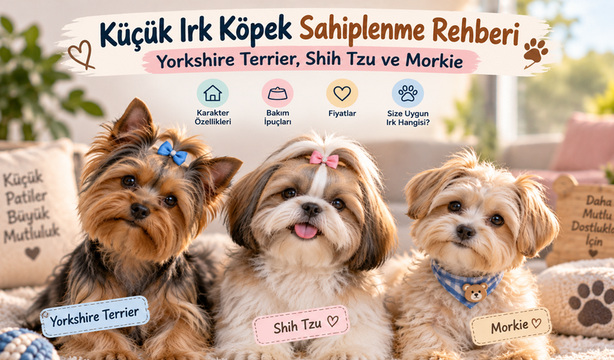 Küçük Irk Köpek Sahiplenme Rehberi: Yorkshire Terrier, Shih Tzu ve Morkie