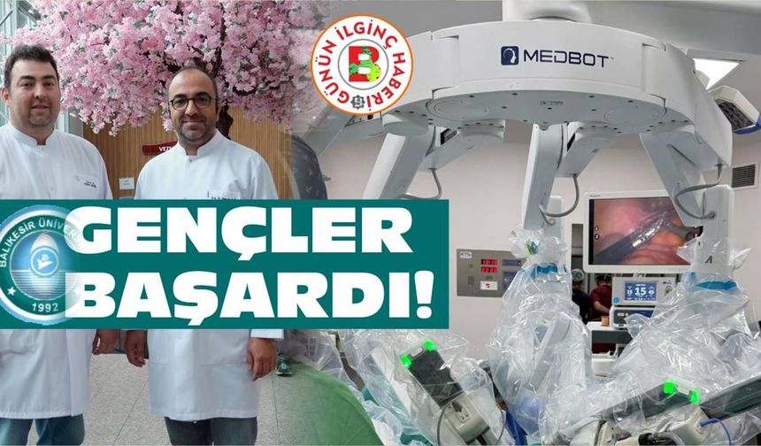 BAÜN Hastanesinde İlk Robotik Cerrahi Ameliyat