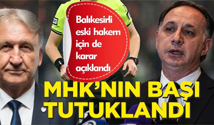 Hakem operasyonunda mahkeme kararını açıkladı