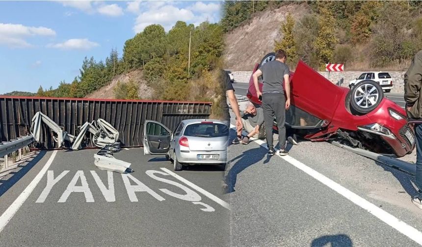 İvrindi Evciler kavşağında korkunç kaza