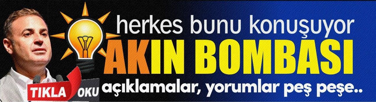 Balıkesir siyasetinin gündemi Ahmet Akın ve AK Parti