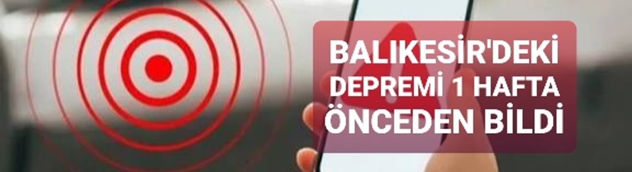 SINDIRGI’DAKİ 4.9’LUK DEPREMİ ÖNCEDEN BİLDİ